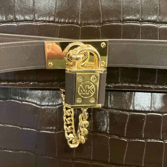 Michael Kors Hamilton Legacy Cinnamon Tote Leather - Picture 4 of 11